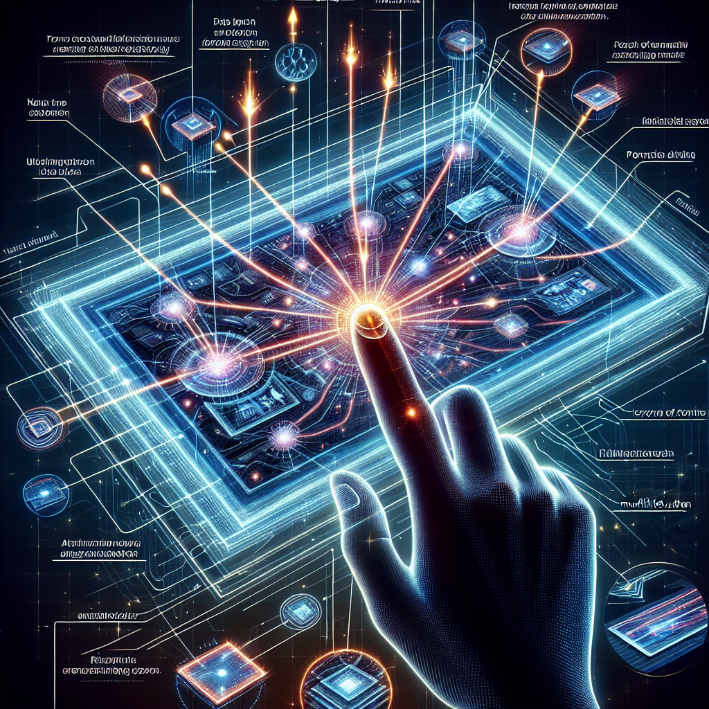 How do capacitive touchscreens handle multitouch?